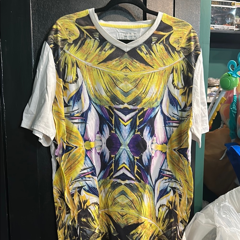 Sean John Multicolor Graphic Long Sleeve Tee